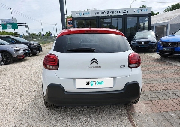 Citroen C3 cena 56900 przebieg: 13577, rok produkcji 2022 z Puszczykowo małe 154